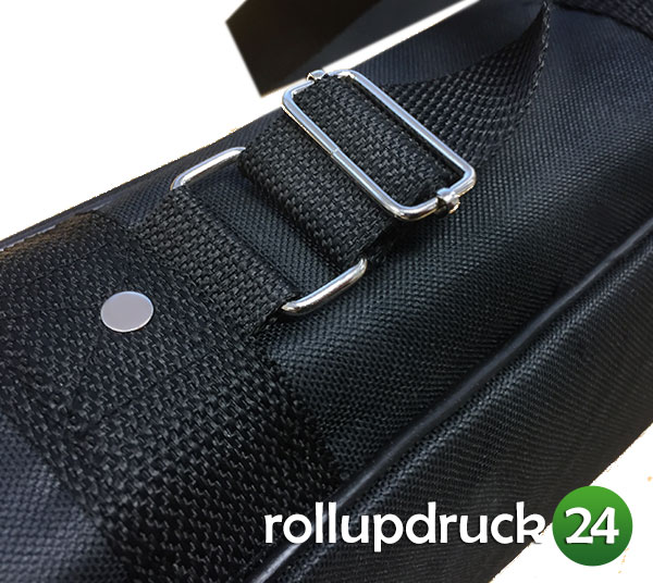 Rollup mit Transporttasche gepolstert und mit U-Zipp.